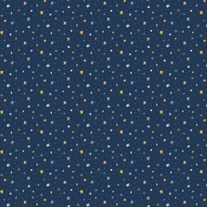 Christmas stars | dark blue | small