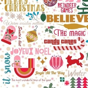 Christmas Sayings & Symbols, 12 inch