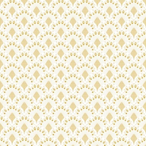 art deco peacock wallpaper neutral golden S