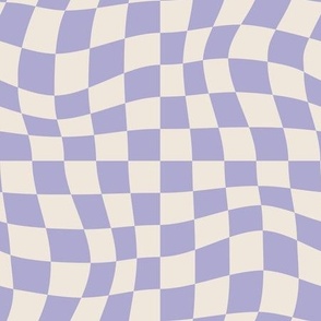 Lilac Swirly Checkers