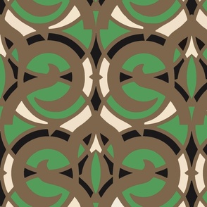 Art Deco Green