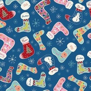 Christmas socks_blus