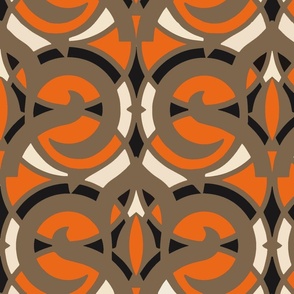 Art Deco Orange 