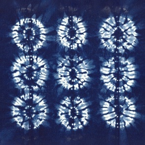 Shibori Indigo Dyed Textile Art