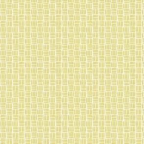  Basket Weave Deep Yellow