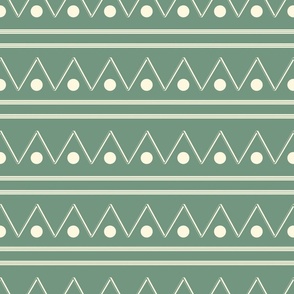 Fall Collection 2022 Geometric Stripe, Green