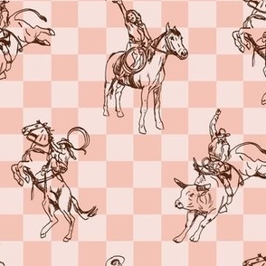 Checkered Rodeo in Bubblegum