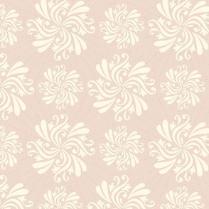 Sadie Spindles Cream on Blush - Large