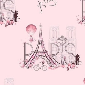 Paris pink Je Taime