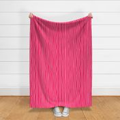 Ditsy Summer Fruit Pink Raspberry Stripes Coordinating Pattern Rotated