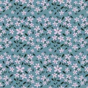 ditsy floral IN BLUE