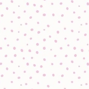 baby pink snow dots