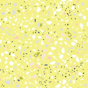 Bright Yellow Terrazzo