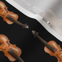 Violin Quilt Repeat - Black