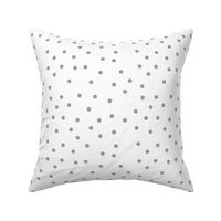 Grey dots on white