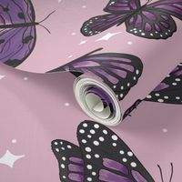 Purple Butterflies 
