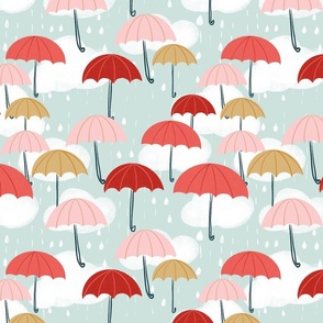 Umbrellas in the rain | london collection