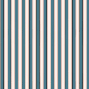 vertical stripe in blue and pink