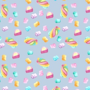 Pastel marshmallows