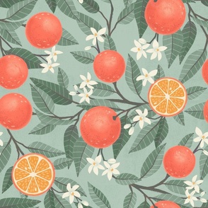 Summery Oranges | mediterranean vibes | medium