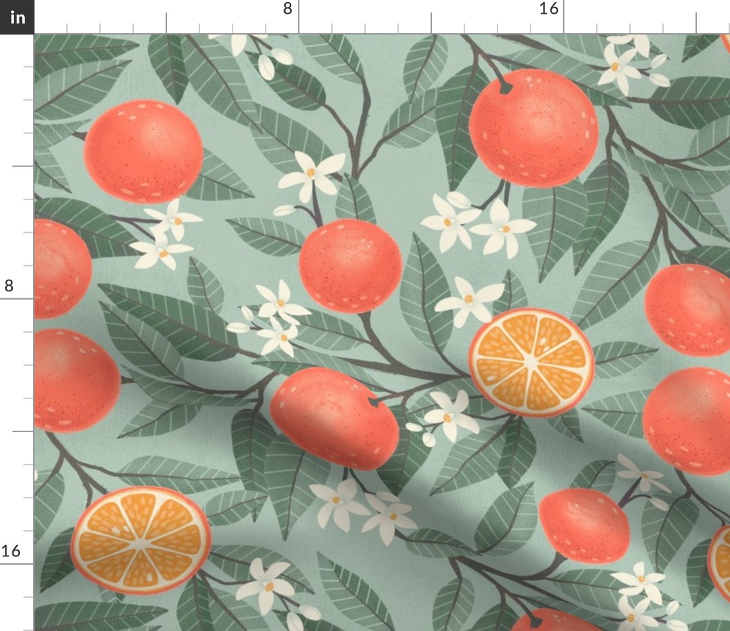 Summery Oranges | mediterranean vibes | medium