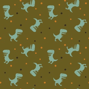 Dinosaur roar neutral olive