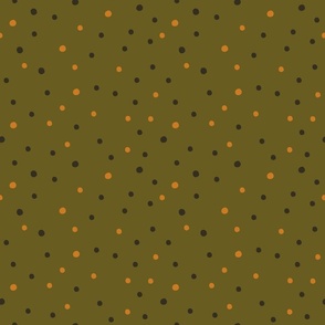 Dinosaur roar polkadot olive