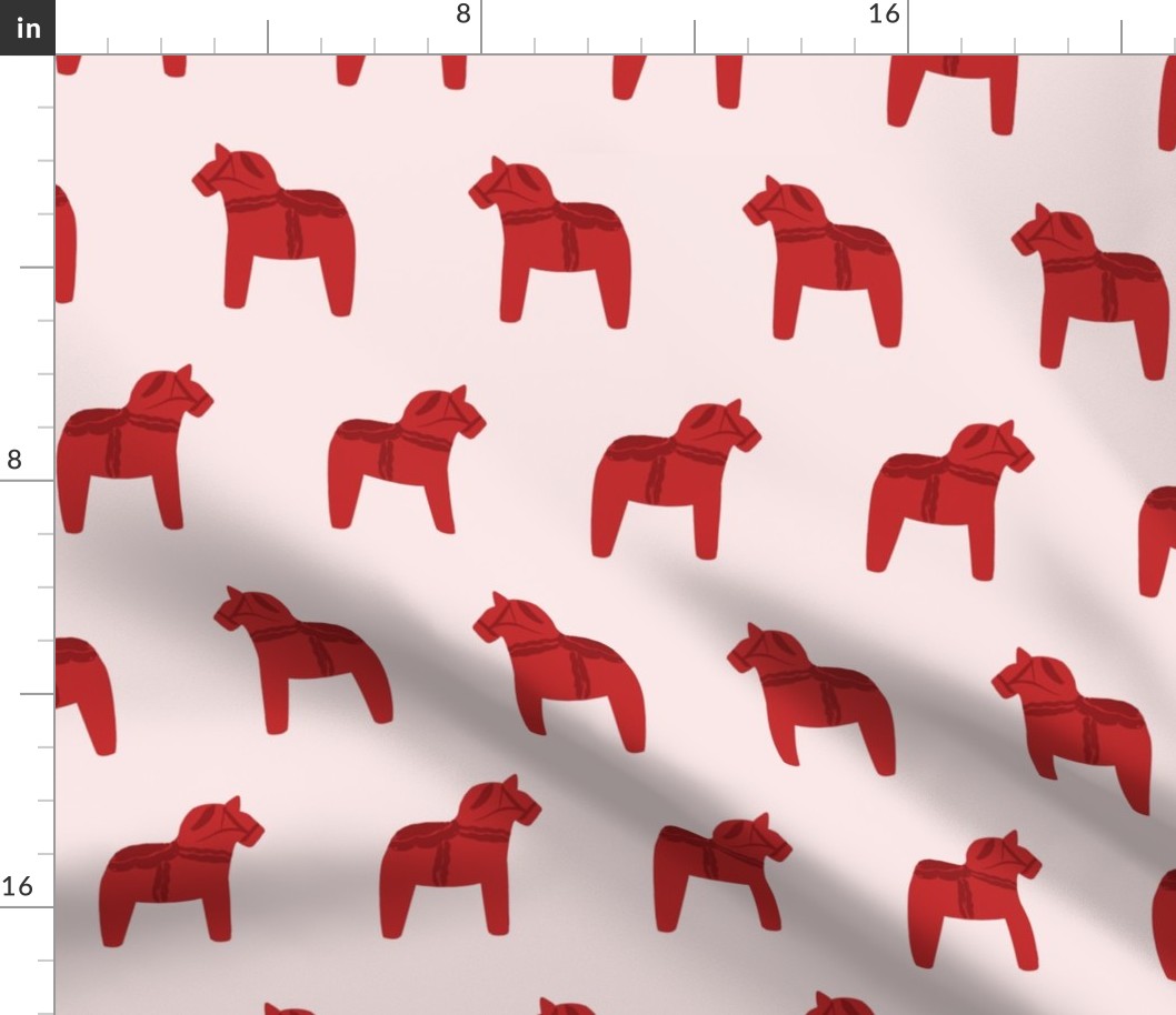 Swedish Dala Horse in Red