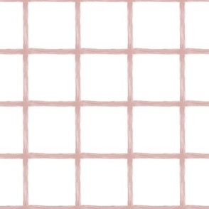 medium // gouache grid // blush on white