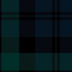 JUMBO Black Watch Tartan - blue and green tartan fabric