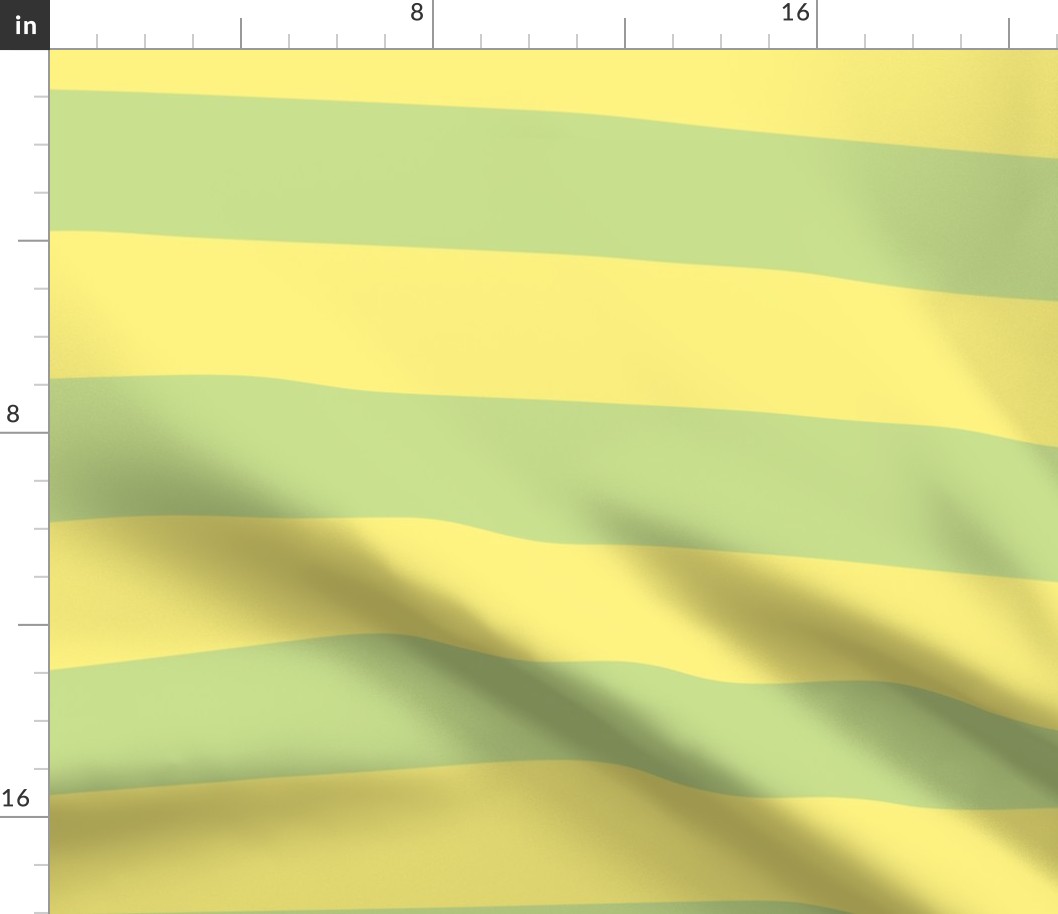 Light yellow and light green rugby stripe 3 inch