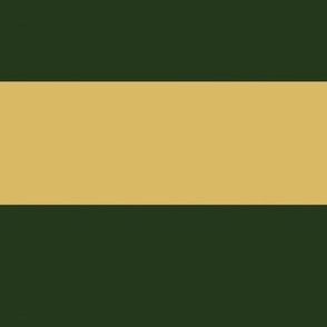 Dark green and gold rugby stripe 3 inch