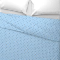 Small gray polkadot on blue