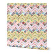 Country Days Zig Zag Cheater Quilt Design 2.5" squares