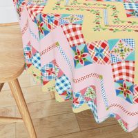 Country Days Zig Zag Cheater Quilt Design 2.5" squares