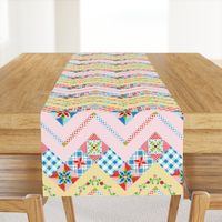 Country Days Zig Zag Cheater Quilt Design 2.5" squares