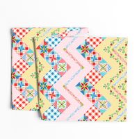 Country Days Zig Zag Cheater Quilt Design 2.5" squares