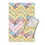 Country Days Zig Zag Cheater Quilt Design 2.5" squares