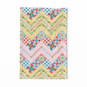 Country Days Zig Zag Cheater Quilt Design 2.5" squares