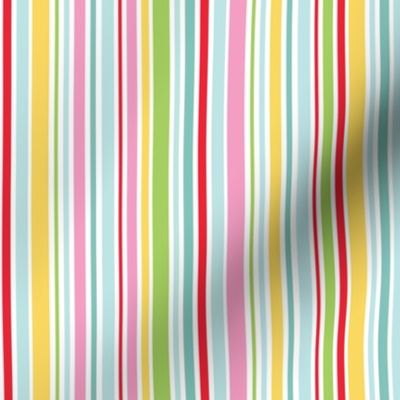 Retro Stripes -Granny's Quilt (Retro Christmas)