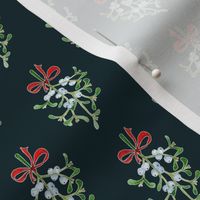 Christmas Mistletoe Festive Pattern - Small Scale