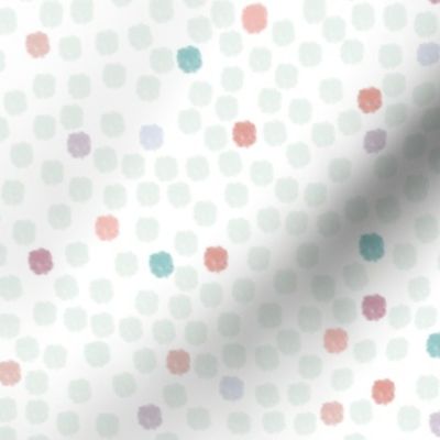 Pink and gray paradise dots