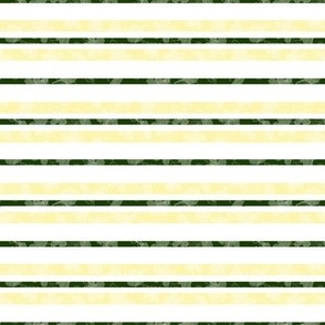 Horizontal Yellow Green and White Textured Stripes