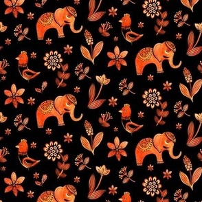 Elephants_ orange