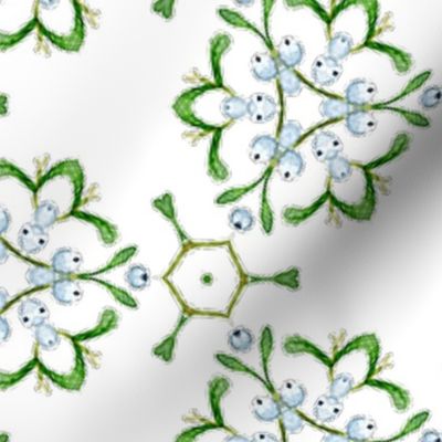 3D Festivities Mistletoe Pattern - Large Scale