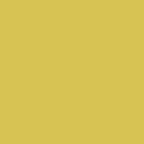 Mimosa Yellow Spring Garden d7c353 Solid Color