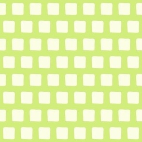 Plaid - Green Apples And Cream - Half Brick.