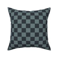 Classic Check Linen Texture Midnight and Slate springgarden2023 med