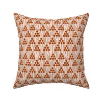 ethnic tribal geometrical repeat_ red and orange