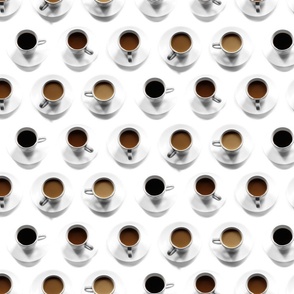 Coffee Polka Dots  
